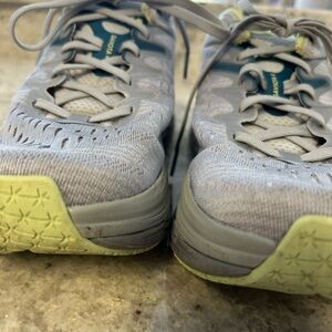 Gray and green Hoka Gaviota 4 athletic Shoes